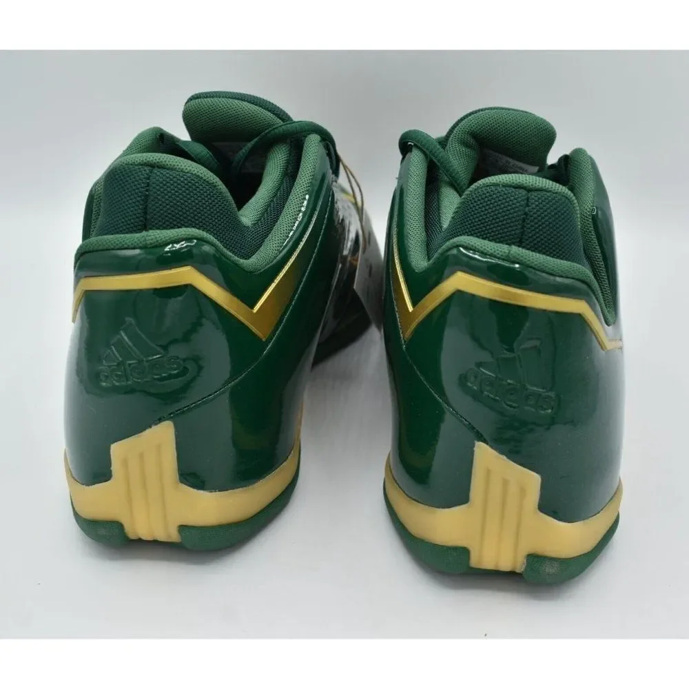 Adidas Size Mens 8 Womens 9 TMAC 2 Restomod Green Gold Basketball Shoes Sneakers